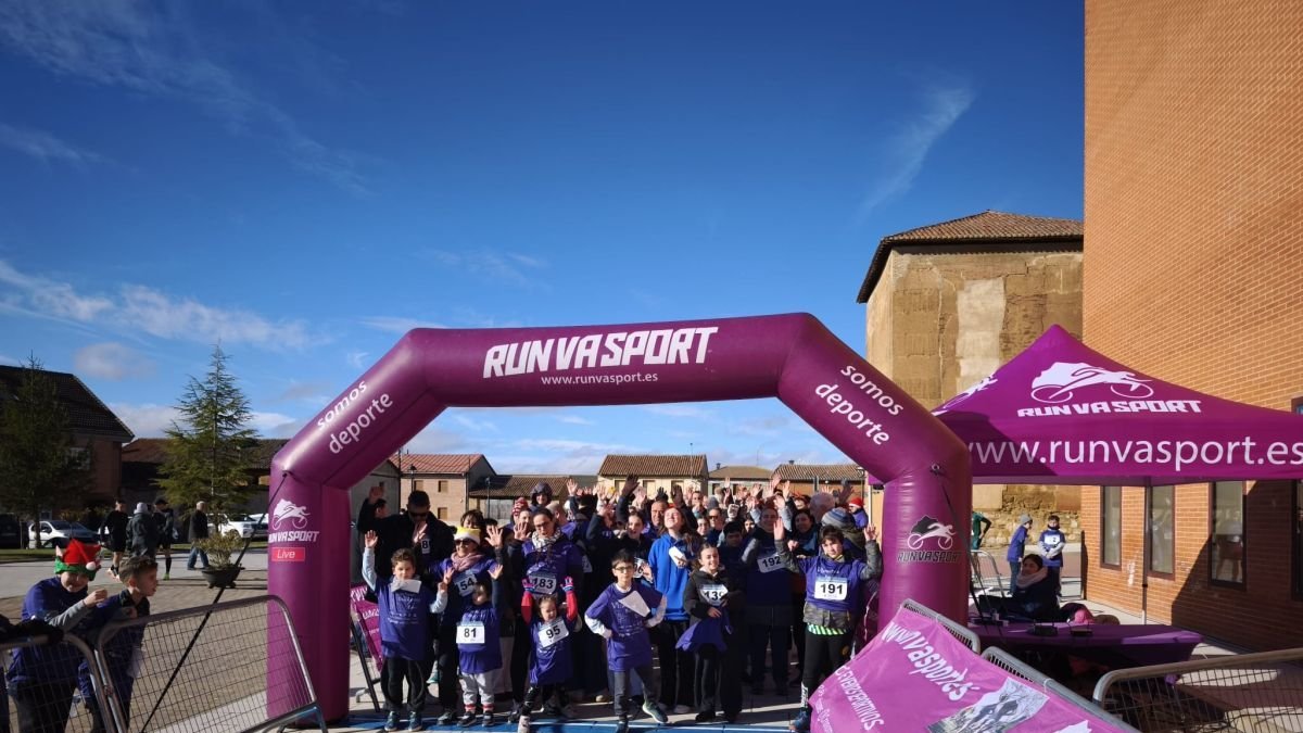 Salida de la Carrera Benéfica de Navidad de Toral de los Guzmanes.