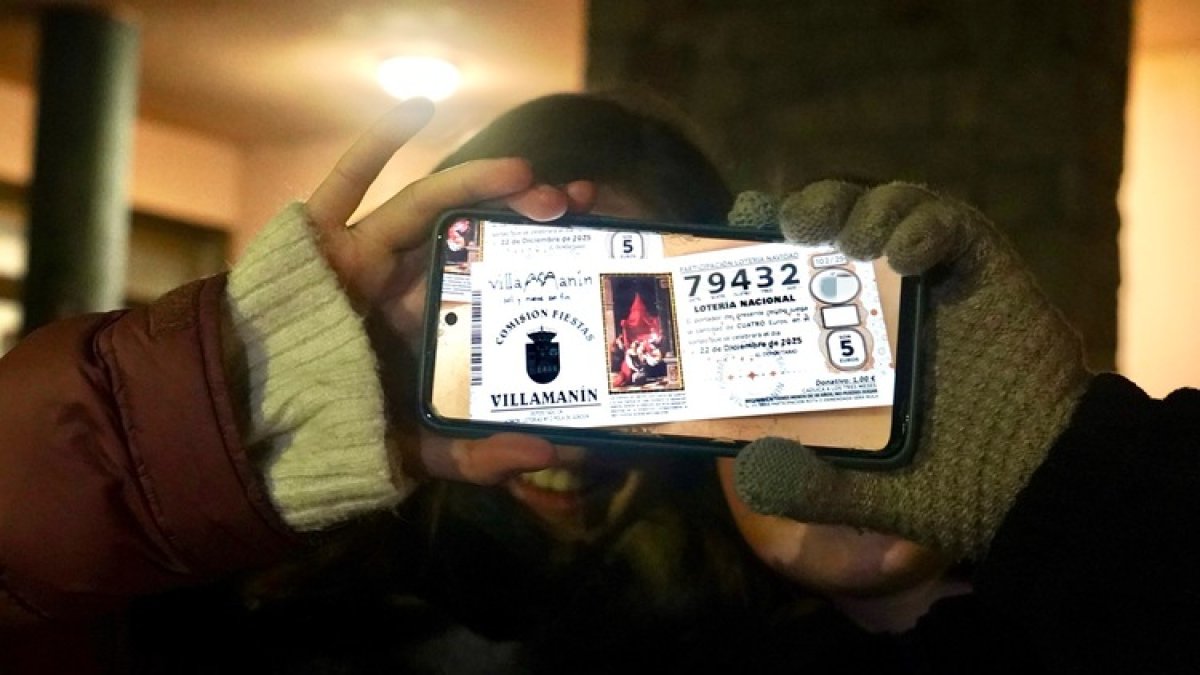 Una de las papeletas premiadas