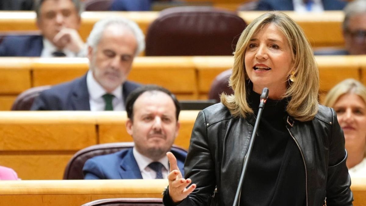 La portavoz del PP en el Senado, Alicia García.