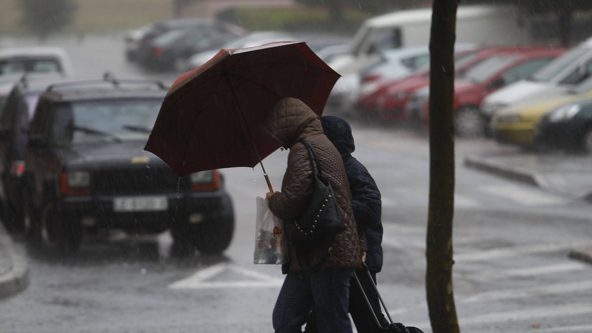 Jornada de lluvia en León