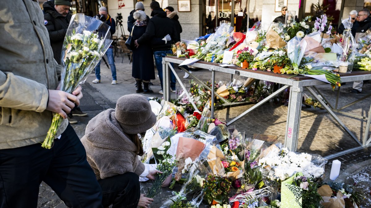 Homenaje a las víctimas de la tragedia en Crans-Montana.