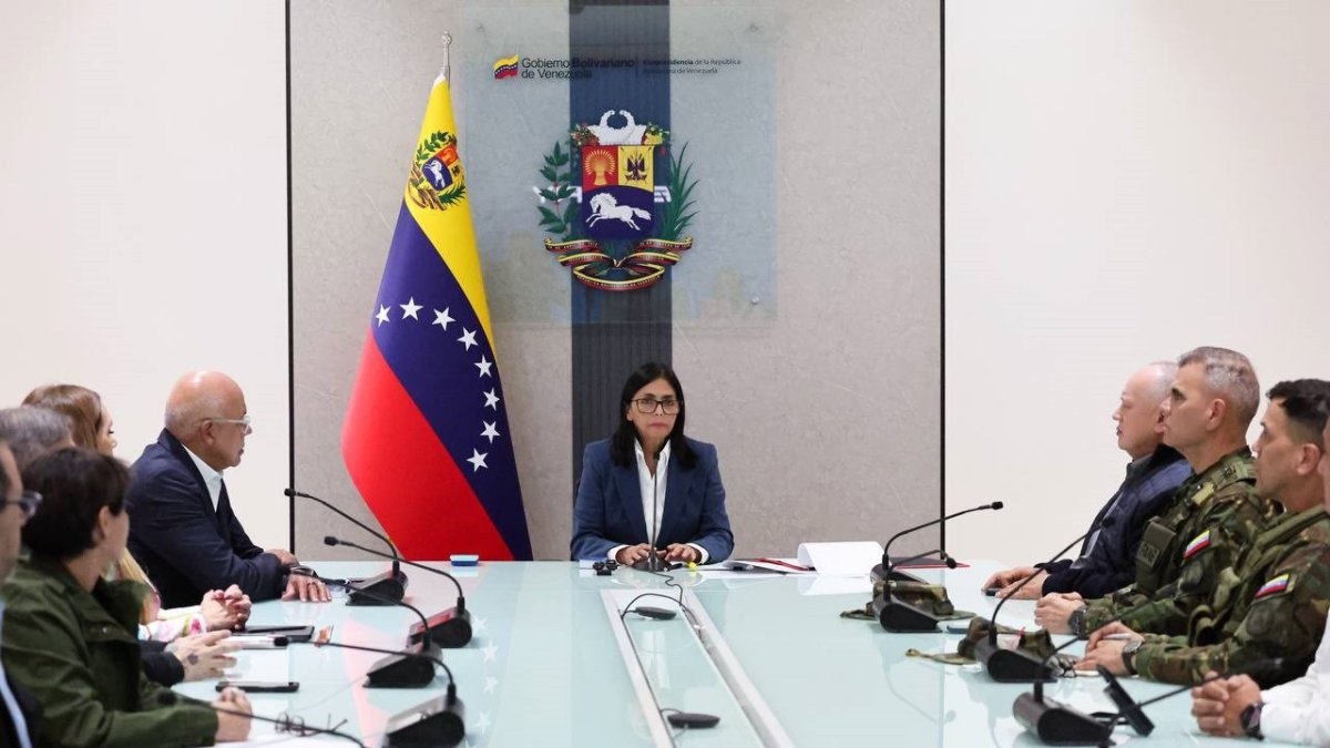 La vicepresidenta de Venezuela, Delcy Rodríguez.