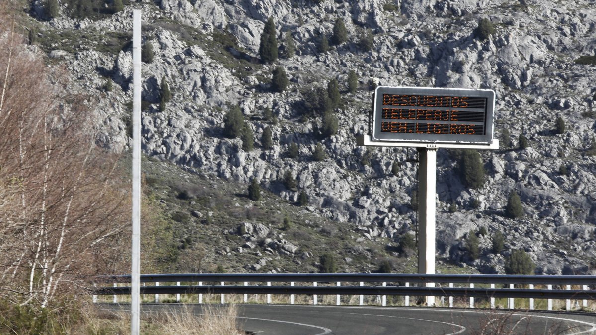 Autopista a Asturias.