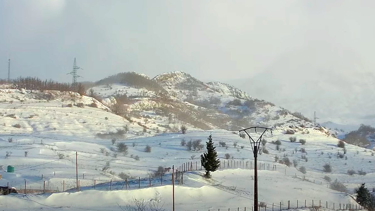 Nieve en Babia.