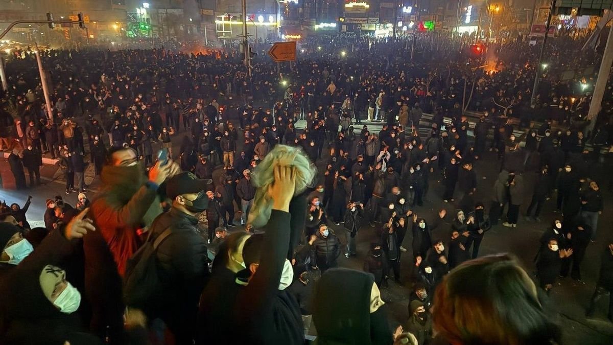 Protestas en Teherán.