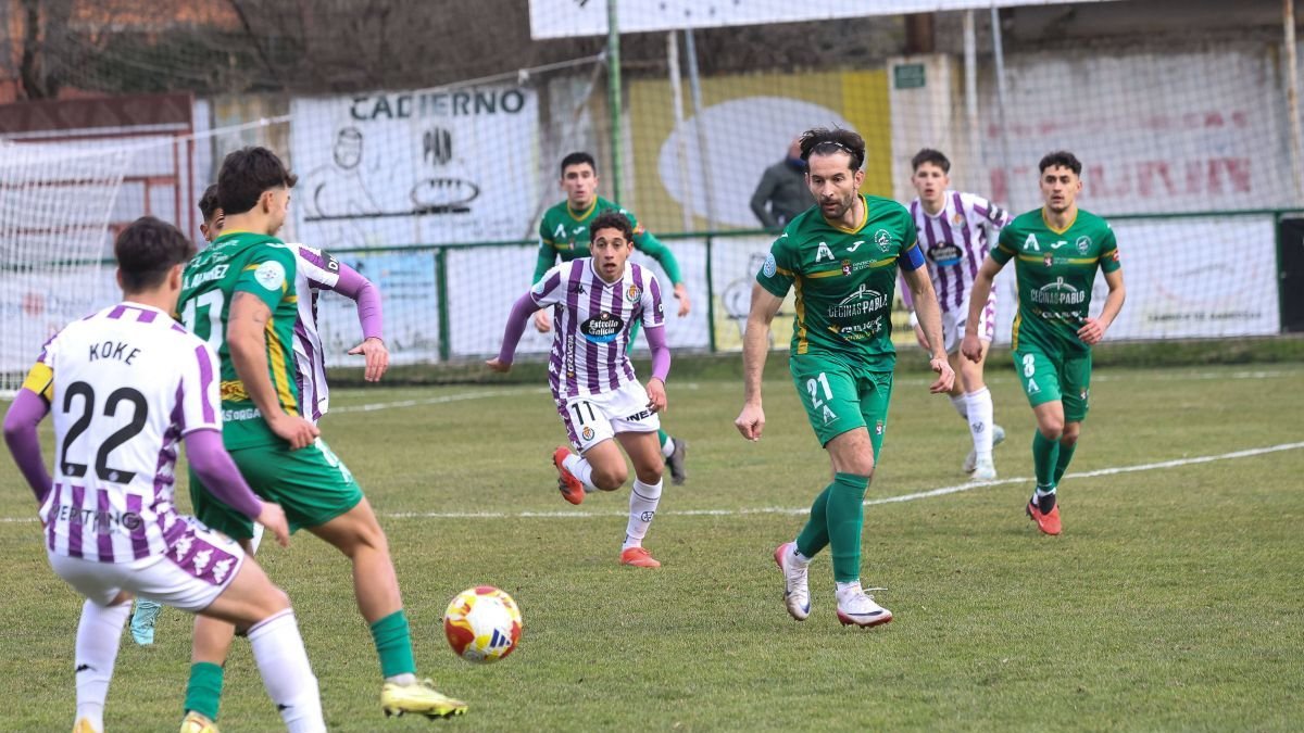 El Atlético Astorga no mostró su mejor versión frente al Valladolid Promesas.