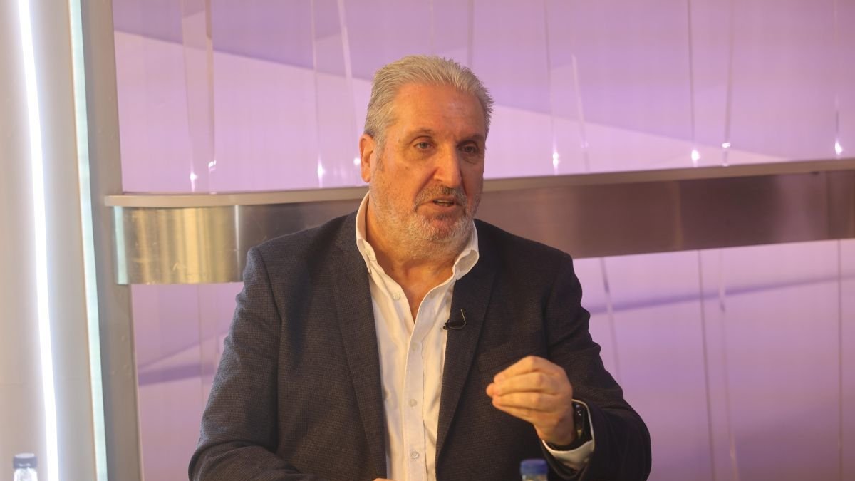 Abella en un momento del programa de La 8 Bierzo.