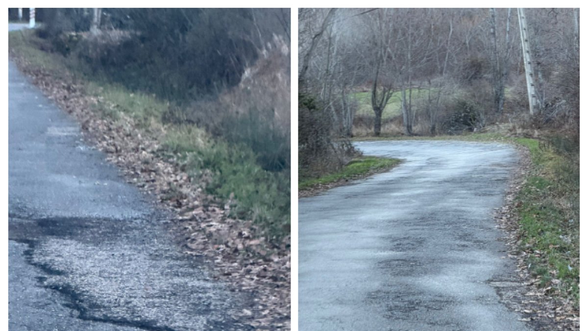 Estado en que se encuentra la carretera de acceso a la localidad de Aviados.