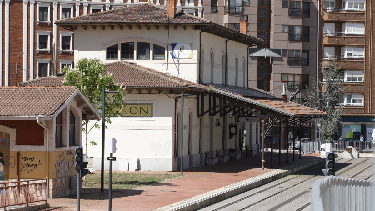 Las vías muertas de la estación de Matallana.
