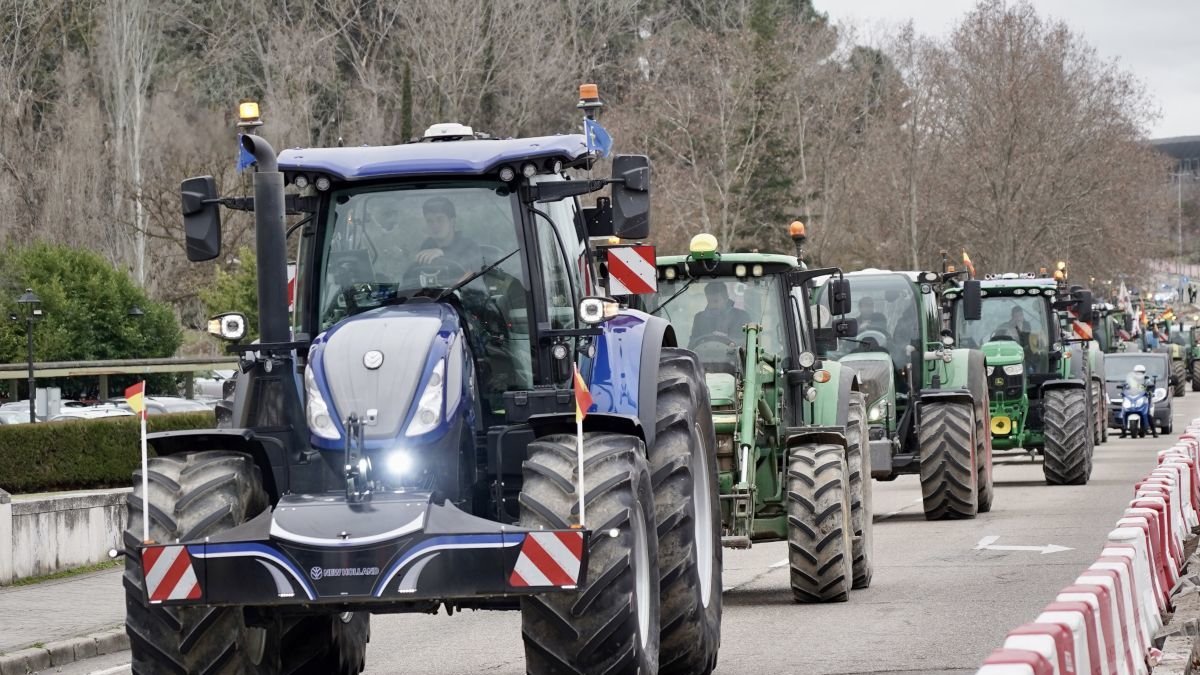 Tractorada de Unaspi este jueves en Valladolid.