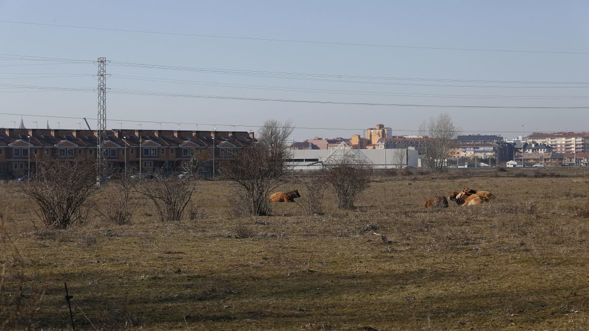 Suelo de Villaobispo donde se construirá el 'gemelo' del centro comercial Reino de León.
