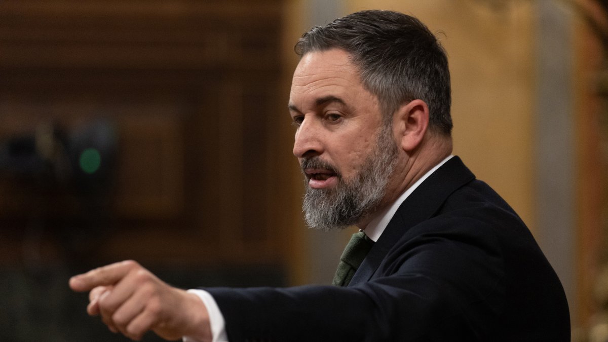 El líder de VOX, Santiago Abascal.