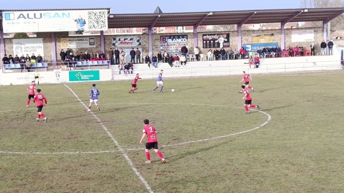 Un instante del partido.