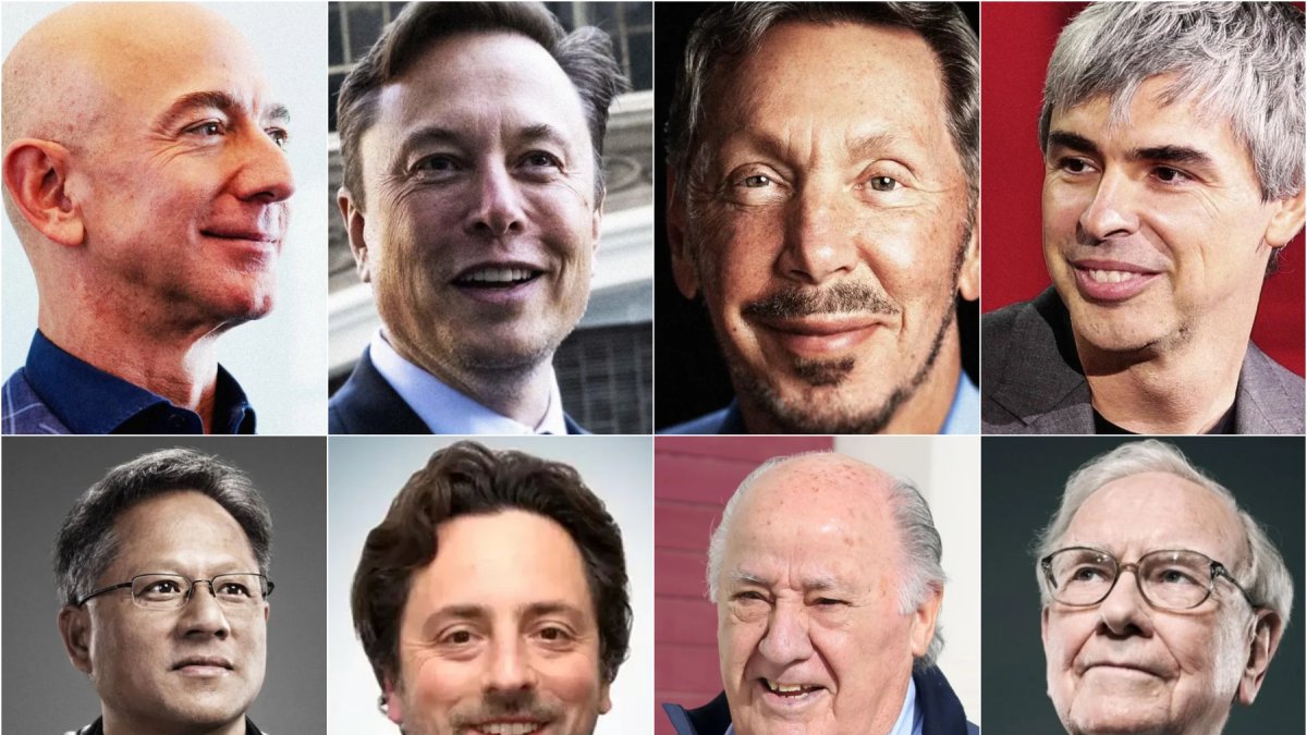 Algunos de los más ricos de la lista Forbes de febrero.