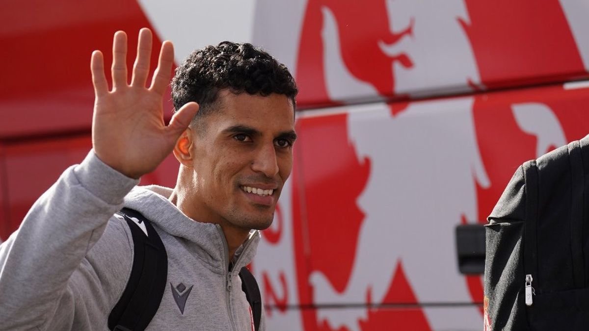 Víctor García, en el momento de partir hacia Marbella.