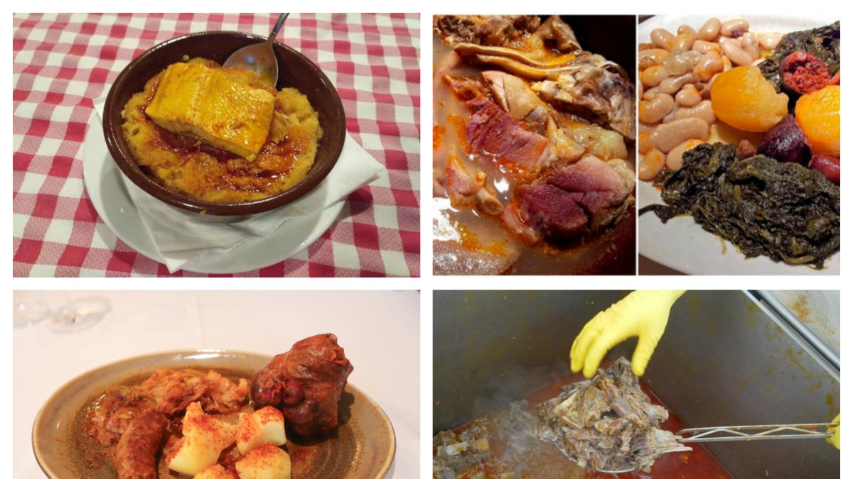 Cuatro platos de tradición leonesa contra el frío ártico.