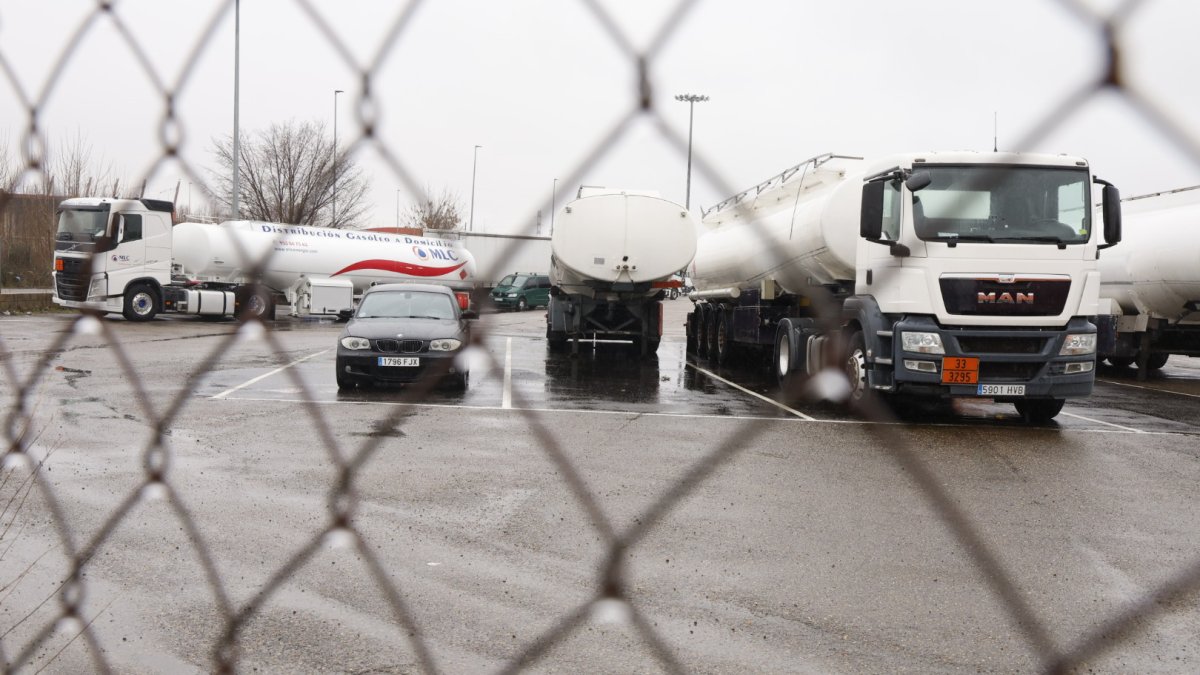 El aparcamiento del Mercado de Ganados.