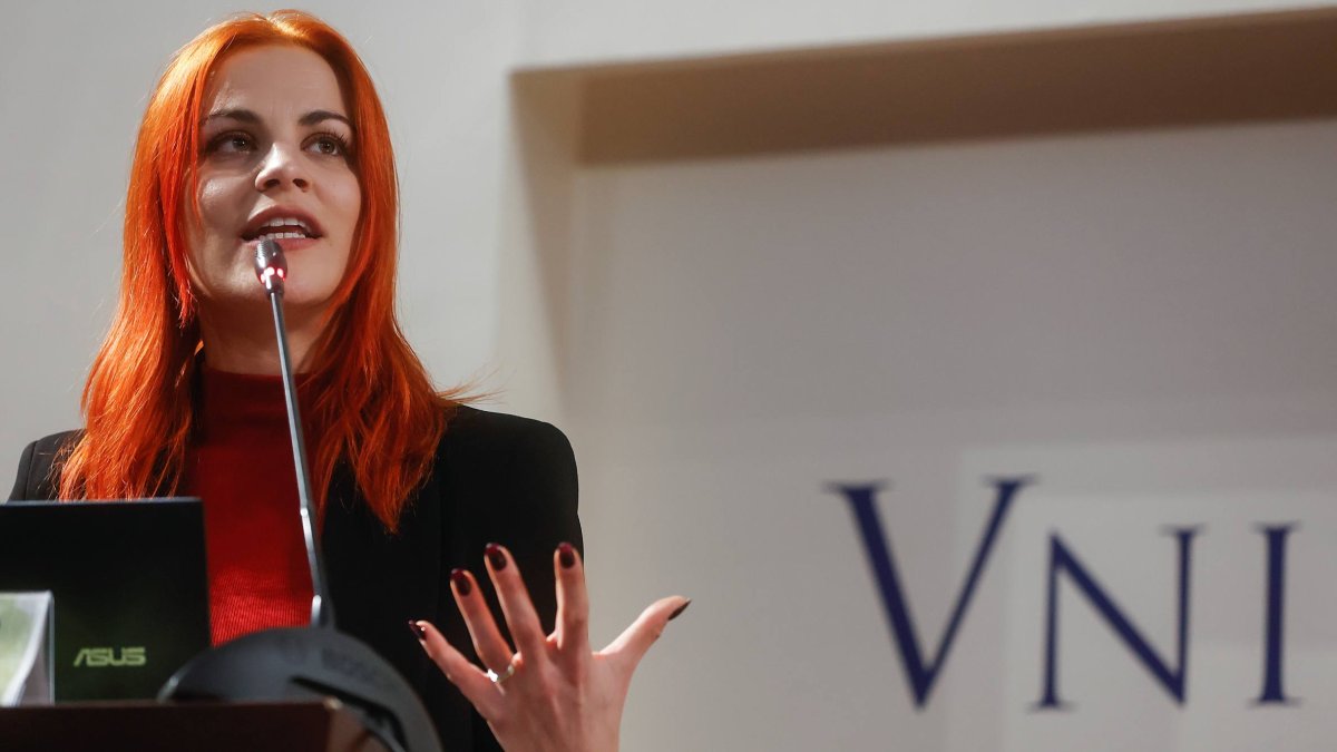 La astronauta leonesa Sara García Alonso, en una imagen de archivo, convertida en referente científico por su capacidad para inspirar a las nuevas generaciones con un mensaje claro: no tener miedo a soñar a lo grande.