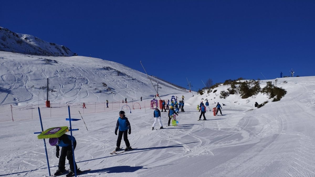 Instalaciones de la estación Valle de Laciana-Leitariegos, en una imagen de archivo.
