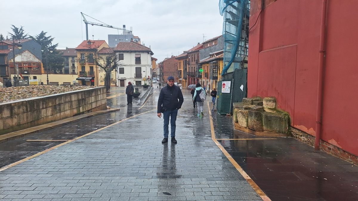 Gregorio Fernández Castañón, este viernes en Puerta Obispo.