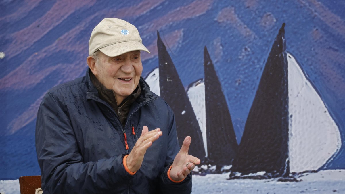 Fotografía tomada el 09/11/2025, del rey emérito Juan Carlos. En su quinto año de 