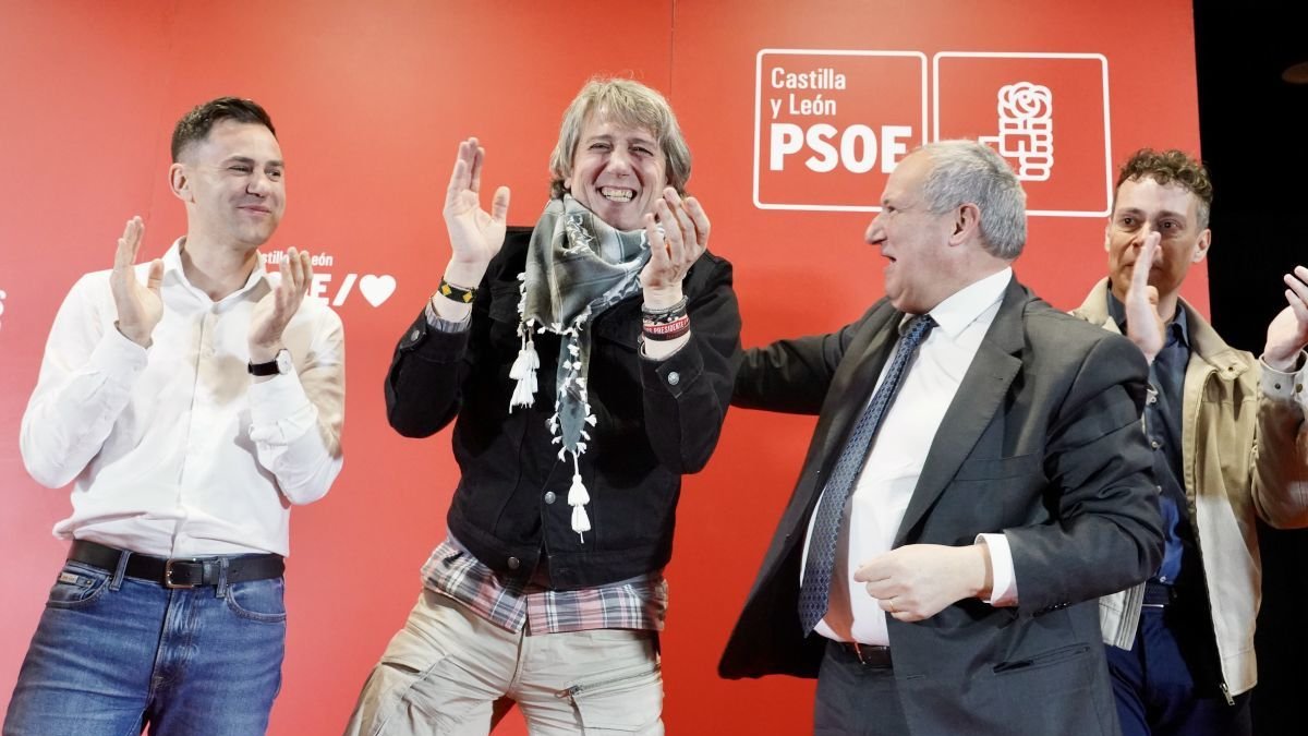 Cendón, Martínez, Hereu y Rivas, este jueves en Villablino.