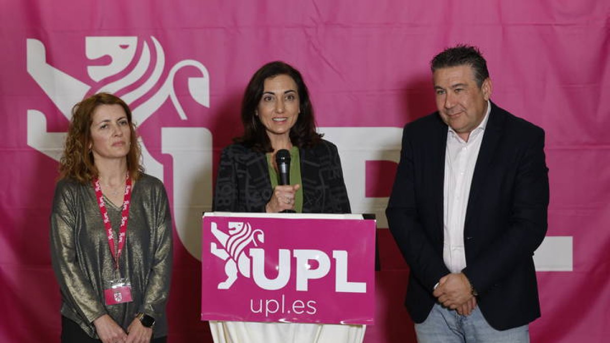 Comparecencia de UPL tras las elecciones del 15 de marzo.