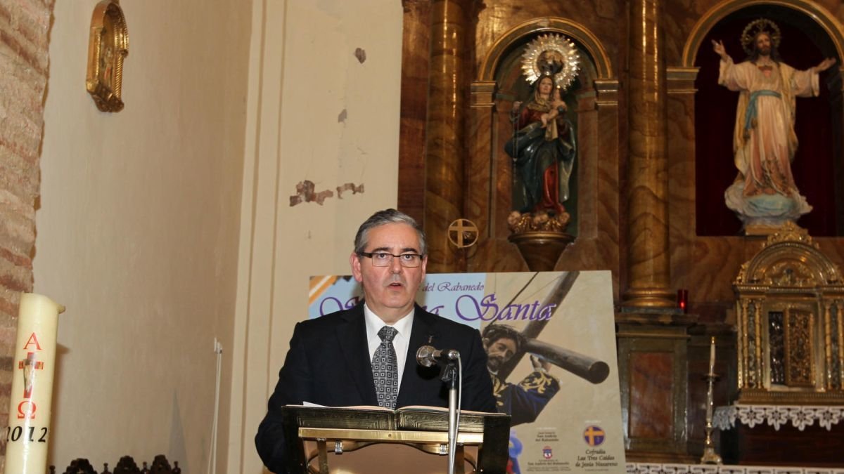 Jorge Revenga, en una imagen de archivo durante una anterior Semana Santa.