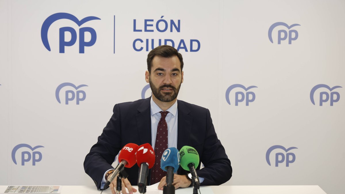 l portavoz del Grupo Municipal del Partido Popular, David Fernández, en una imagen de archivo.