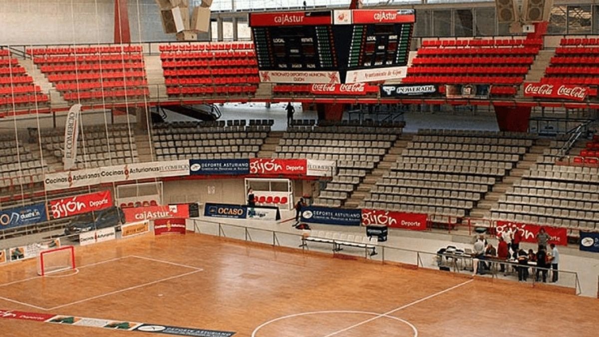 El pabellón de Gijón donde se disputará la Copa de la Reina de Hockey.