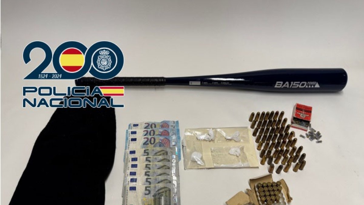 Material incautado por la Policía Nacional