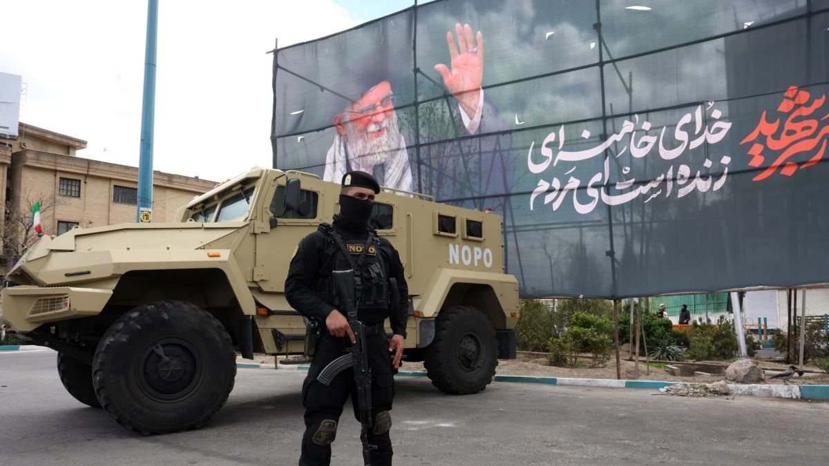 Imagen de un militar de la guardia revolucionaria iraní.