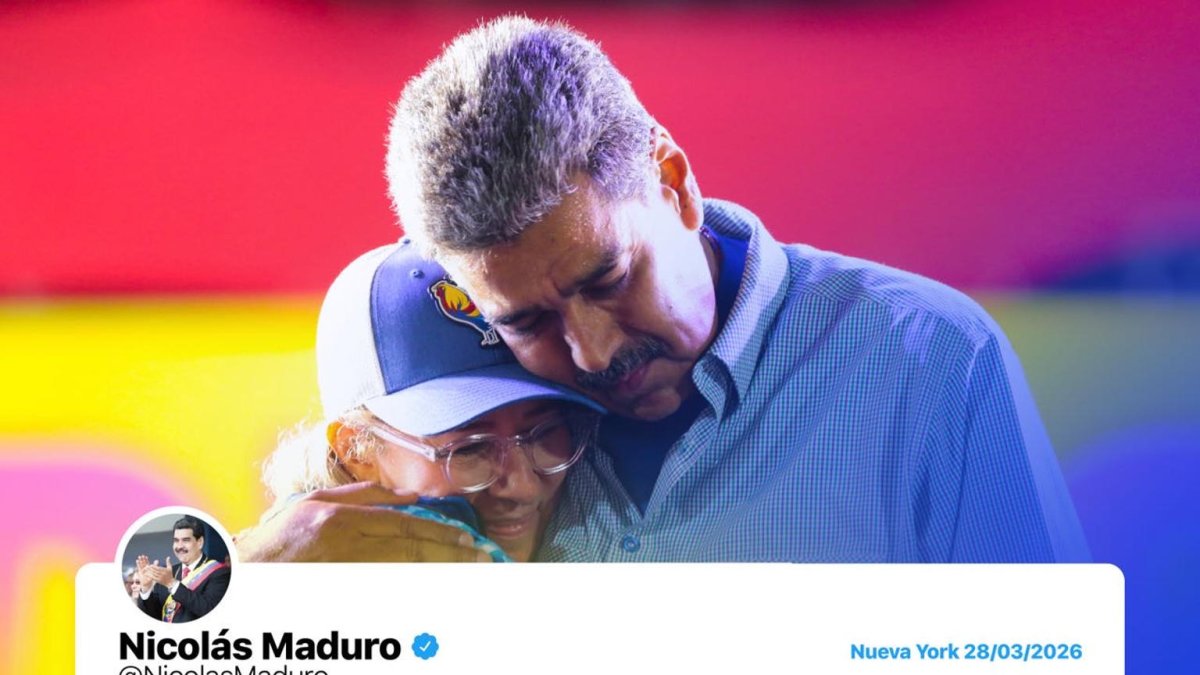 Fotografía tomada de la cuenta en X @NicolasMaduro.