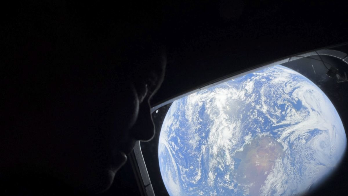 Así se ve la Tierra desde la nave Orión.