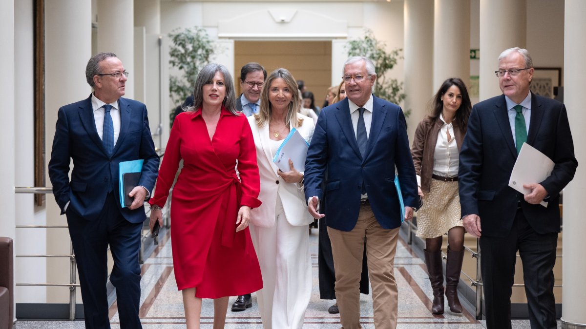 Miembros del PP en el Senado.