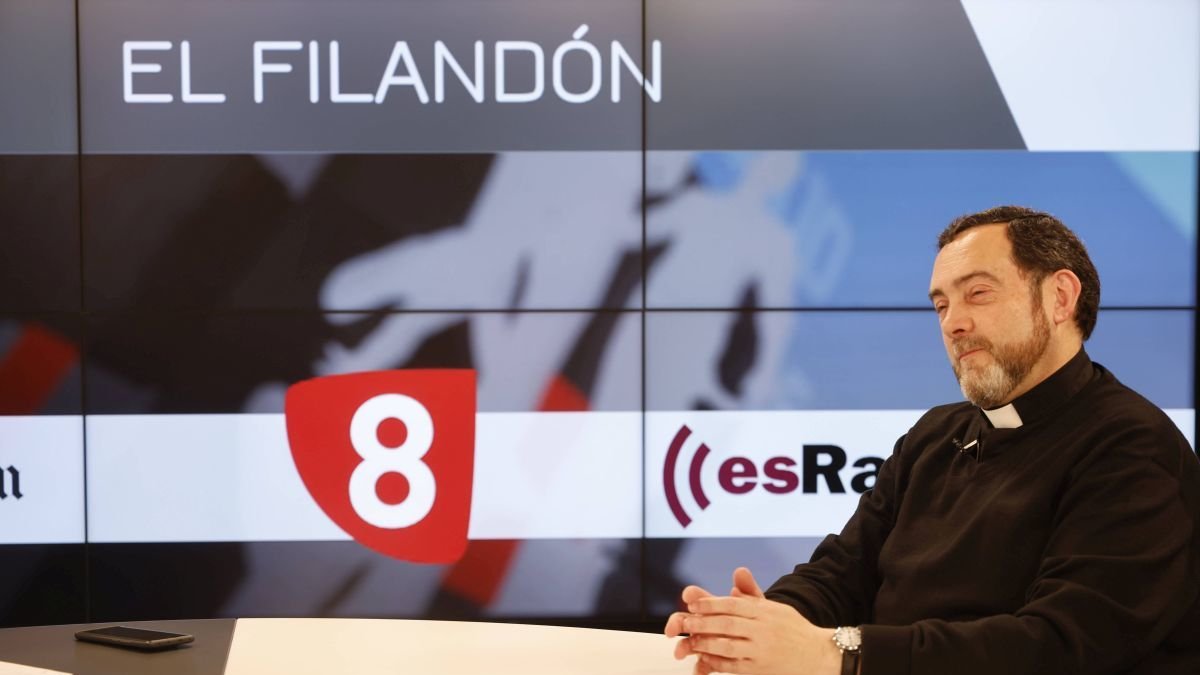 Manuel Flaker, ayer durante El Filandón.