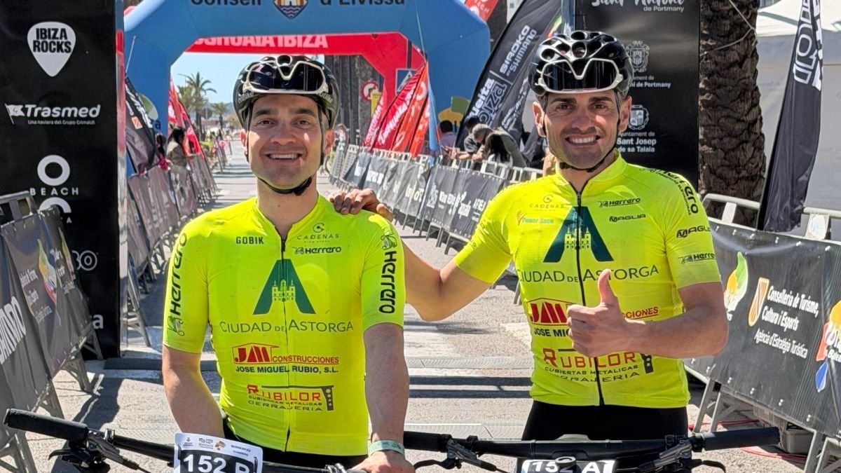 Los hermanos Óscar y Carlos Herrero del CDC Astorga.