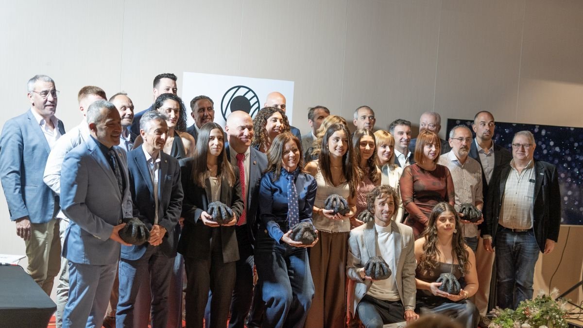 Los premiados durante la III Gala de la Fundación Manuel Martínez.