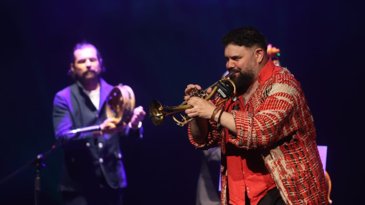 El artista en el escenario