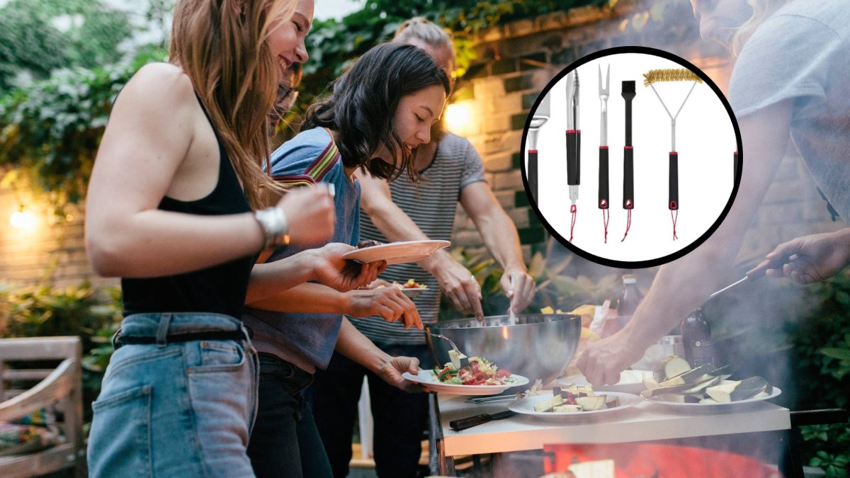 El set de barbacoa de Lidl por 2,49 euros incluye espátula, pinzas, tenedor, brocha y cepillos de limpieza y está generando una alta demanda en tiendas