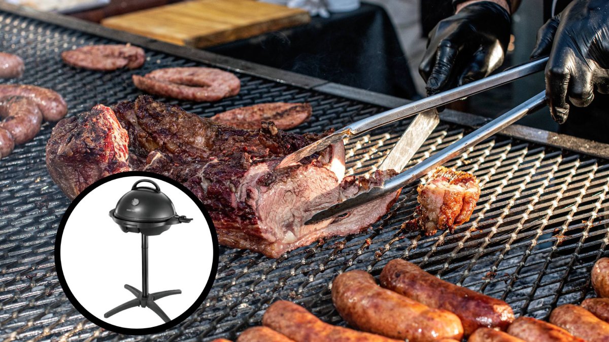 La parrilla eléctrica de Lidl permite cocinar hasta 15 porciones y puede utilizarse tanto en exteriores como en interiores