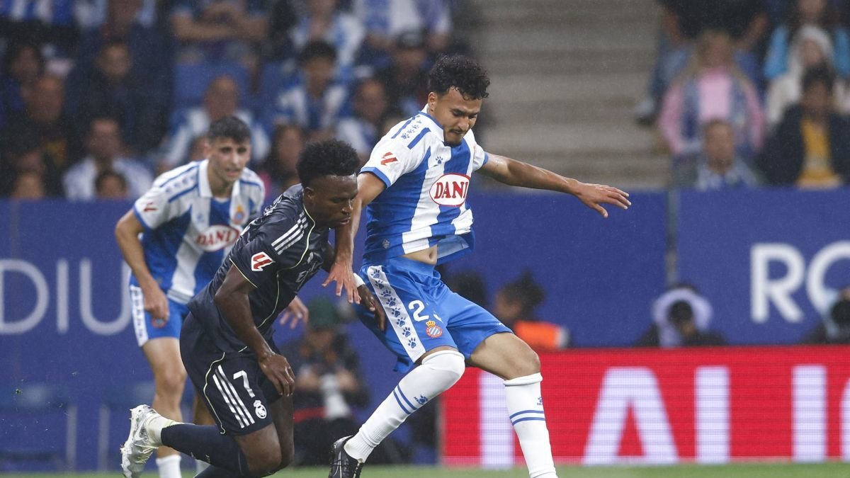Vinicius fue el jugador más destacado del Real Madrid frente al Espanyol, con un doblete.