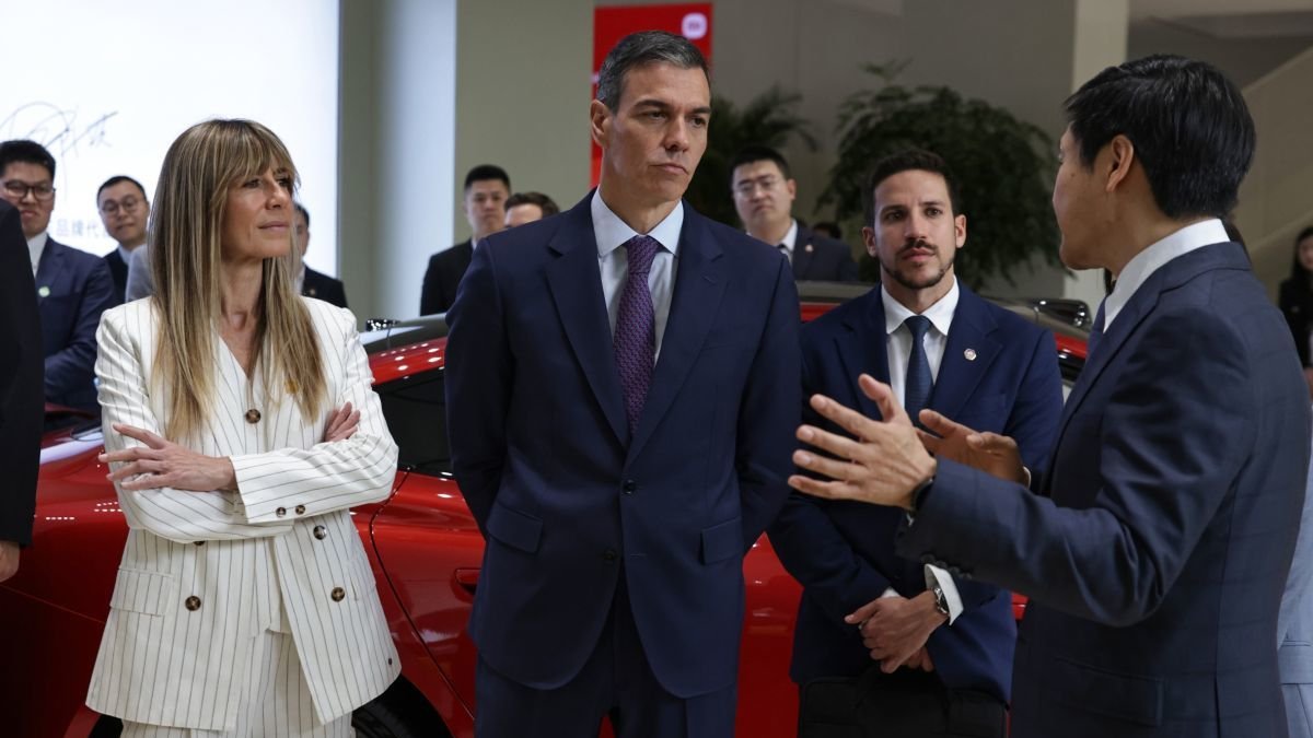 Pedro Sánchez y Begoña Gómez en su último viaje a China.