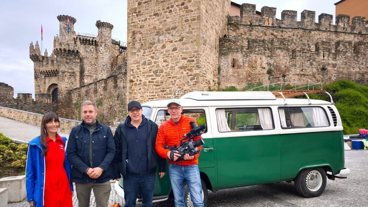 El equipo del programa, con Sergio Castro e Iván Alonso.