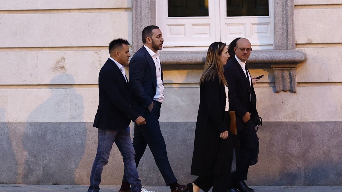El empresario Víctor de Aldama a su salida del Tribunal Supremo el miércoles en Madrid.