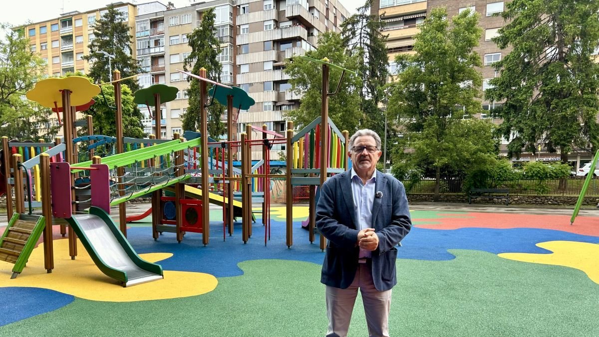El edil Carlos Fernández en el Plantío.
