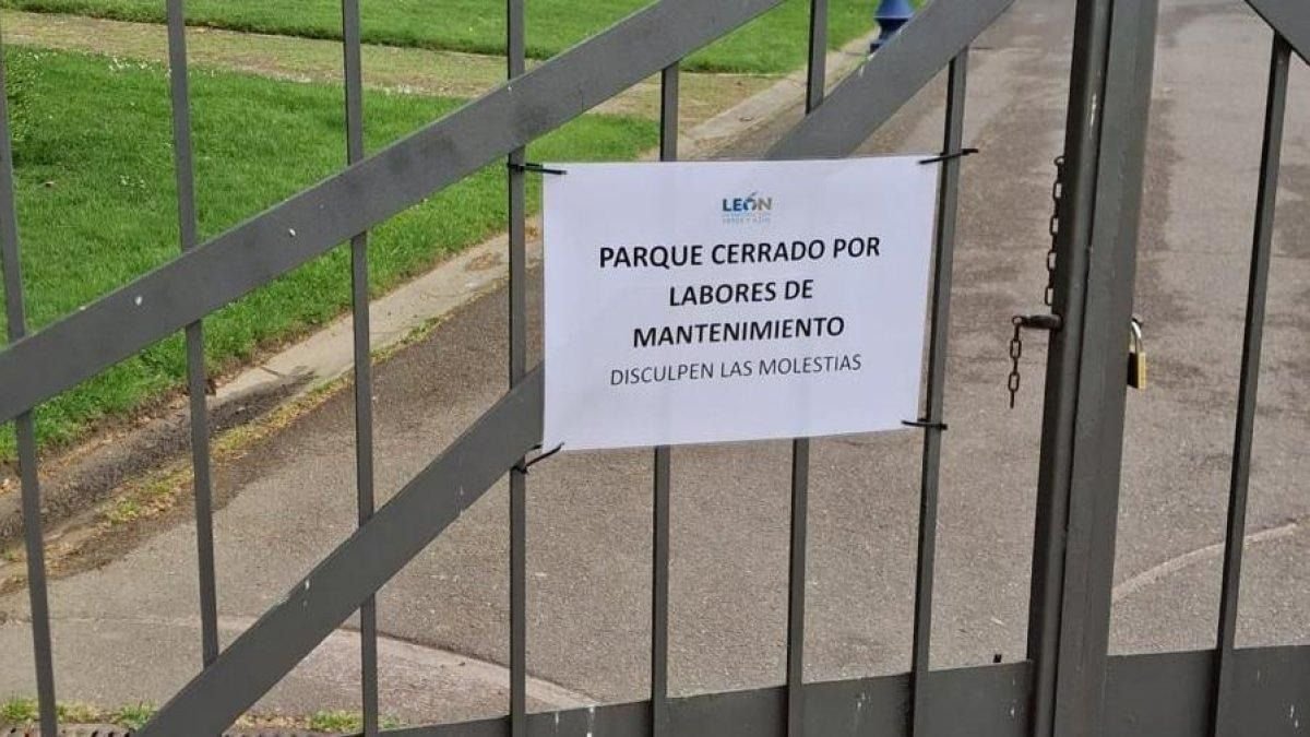 El parque del Chantre se cerró en abril para desinfectarlo de ratas.