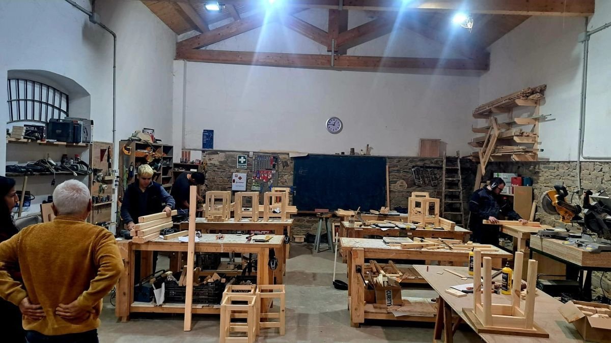 Instalaciones de la Escuela taller de La Bañeza.