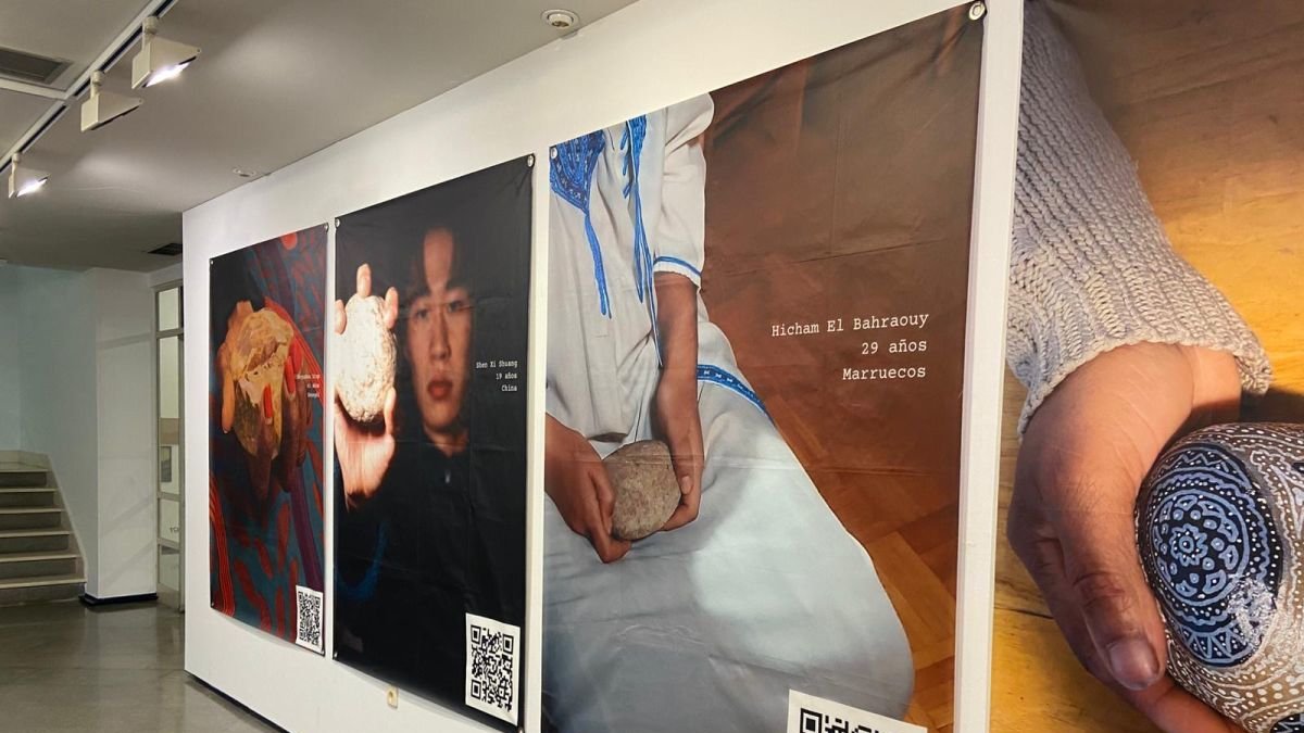 Exposición de las cartografías sensibles en la Díaz-Caneja en Palencia.