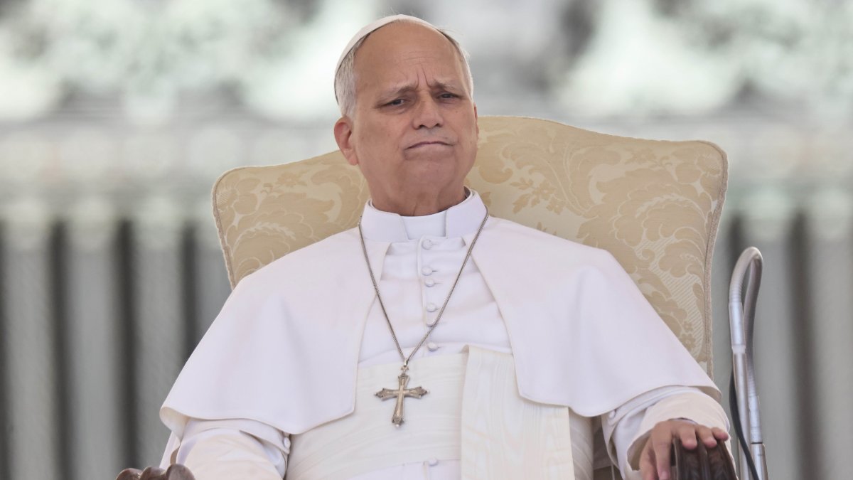 El Papa León XIV en una fotografía de archivo.